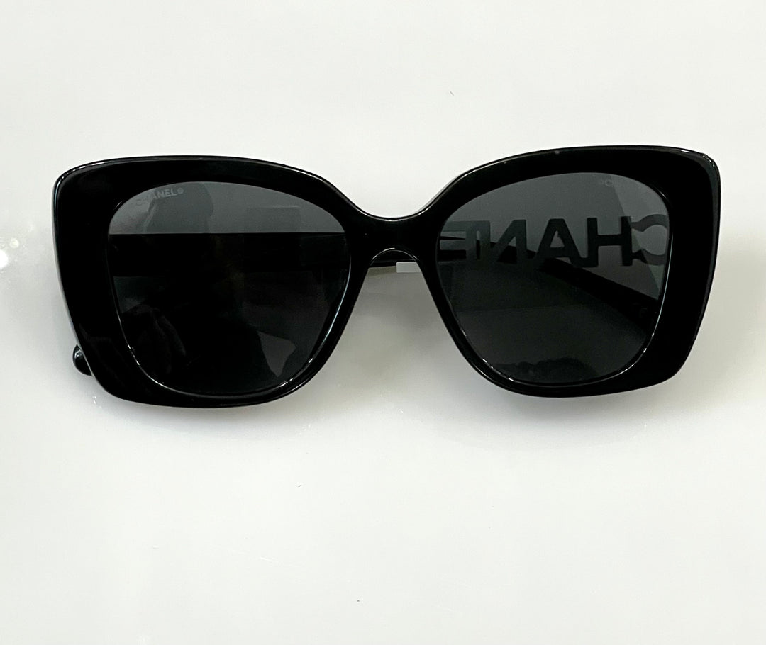 CHANEL ACETATE STRASS SQUARE SUNGLASSES 5422 BA