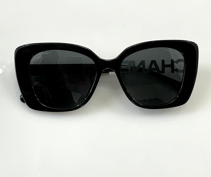 CHANEL サングラス 5422-B-A Authentic CHANEL Acetate Strass Square Sunglasses 5422-B-A