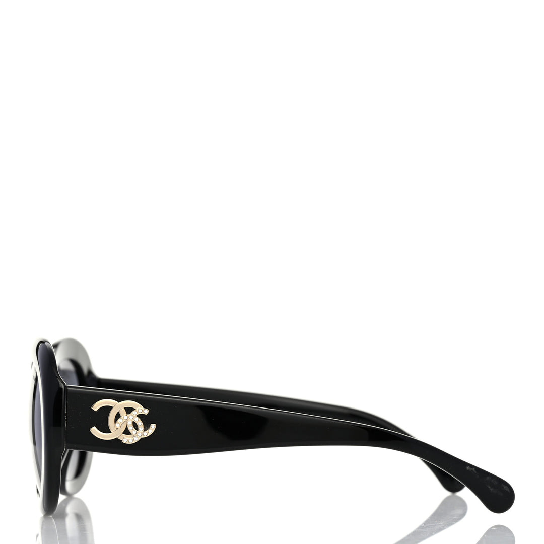 CHANEL ACETATE POLARIZED CC SUNGLASSES
