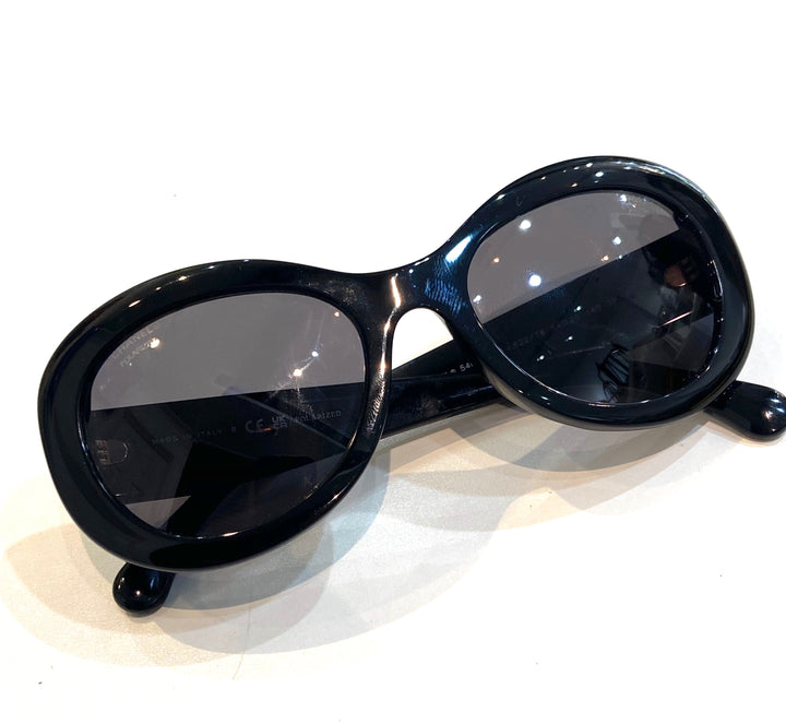 CHANEL ACETATE POLARIZED CC SUNGLASSES