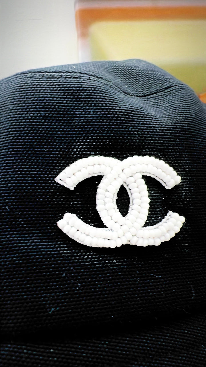CHANEL CC CANVAS BUCKET HAT