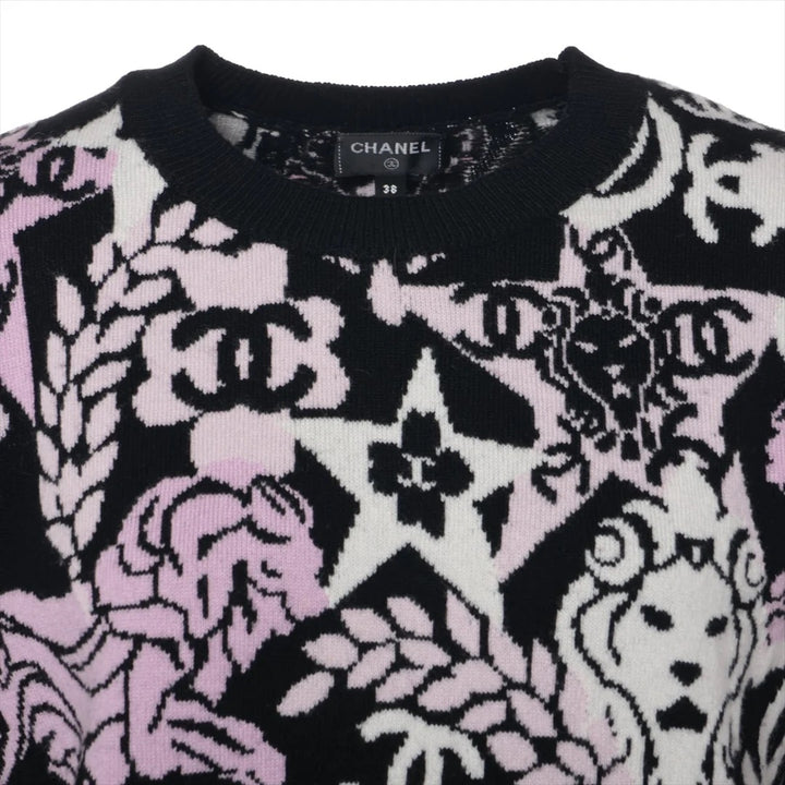 CHANEL CC NO.5 CAMELLIA CASHMERE SWEATER