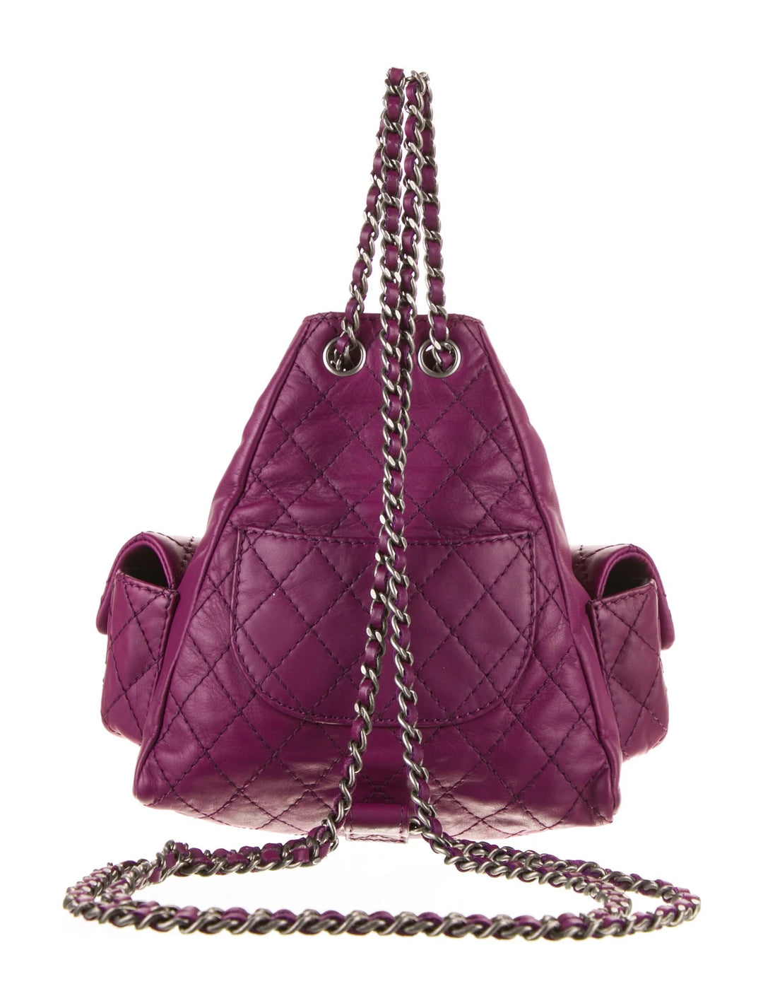 CHANEL CC QUILTED LAMBSKIN MINI BACKPACK