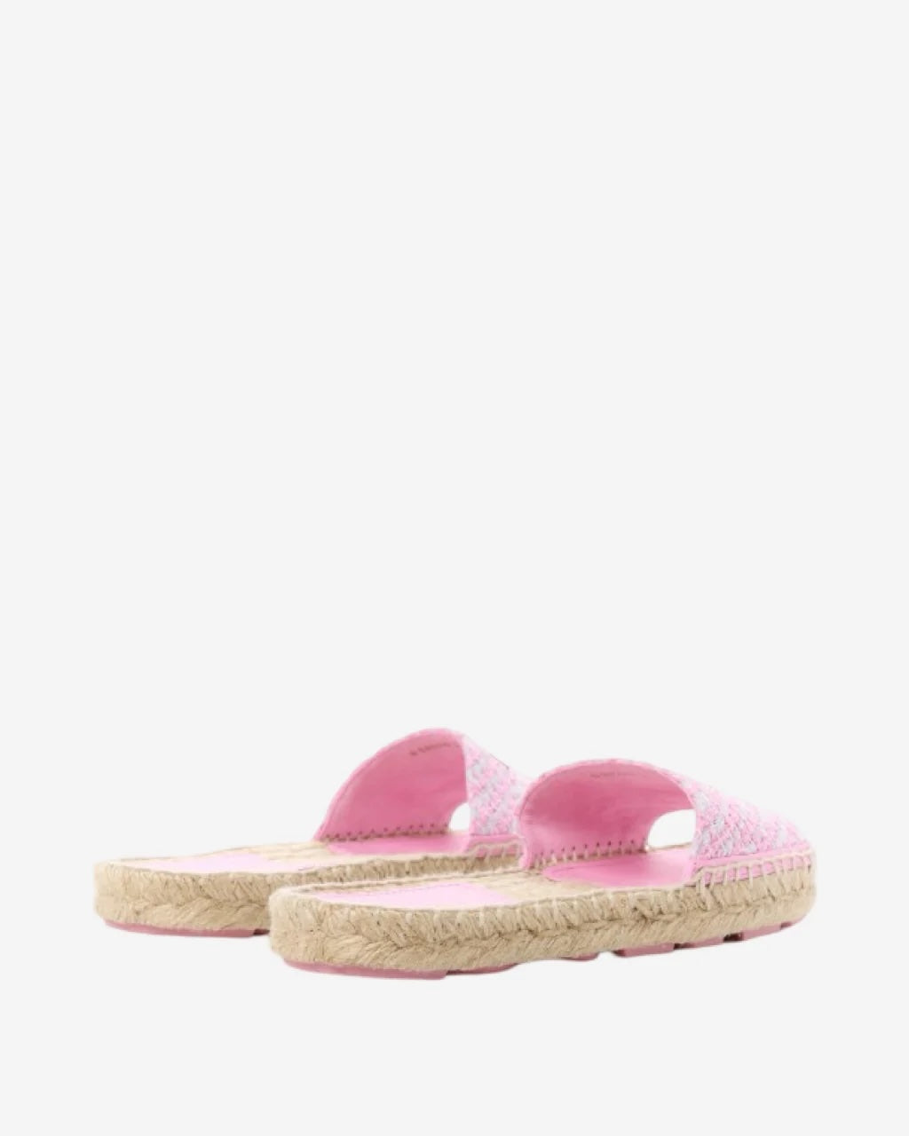 CHANEL INTERLOCKING CC LOGO TWEED ESPADRILLE MULES