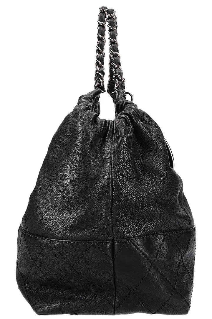 CHANEL CALFSKIN LEATHER COCO CABAS BAG
