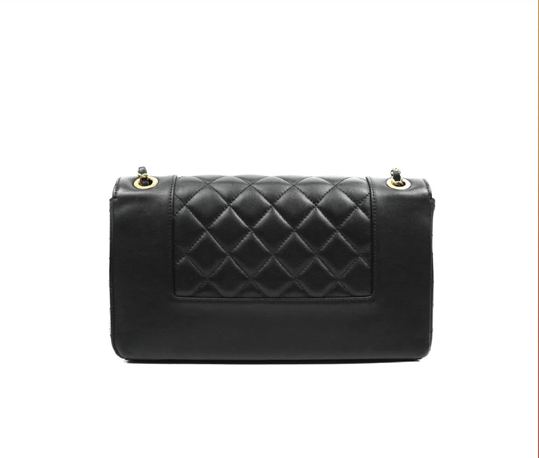 CHANEL CALFSKIN LEATHER MADEMOISELLE FLAP BAG