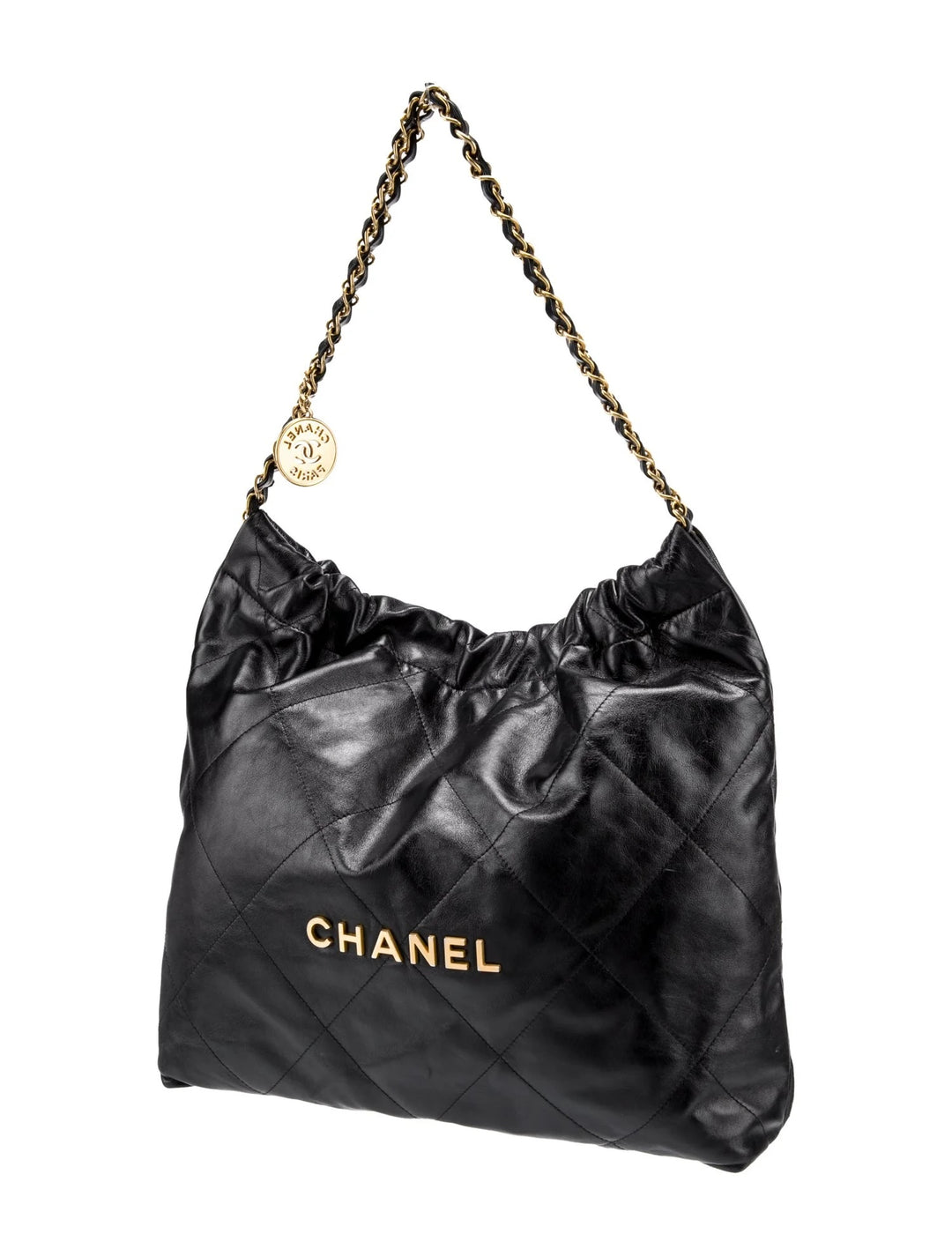 CHANEL CALFSKIN QUILTED CHANEL 22 HOBO BAG