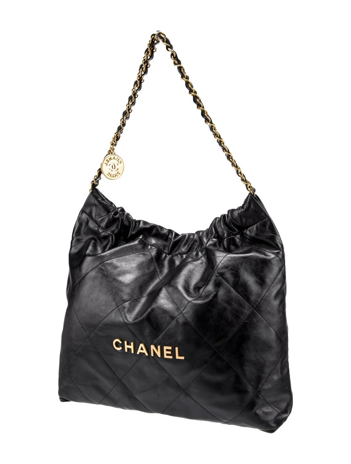 CHANEL CALFSKIN QUILTED CHANEL 22 HOBO BAG