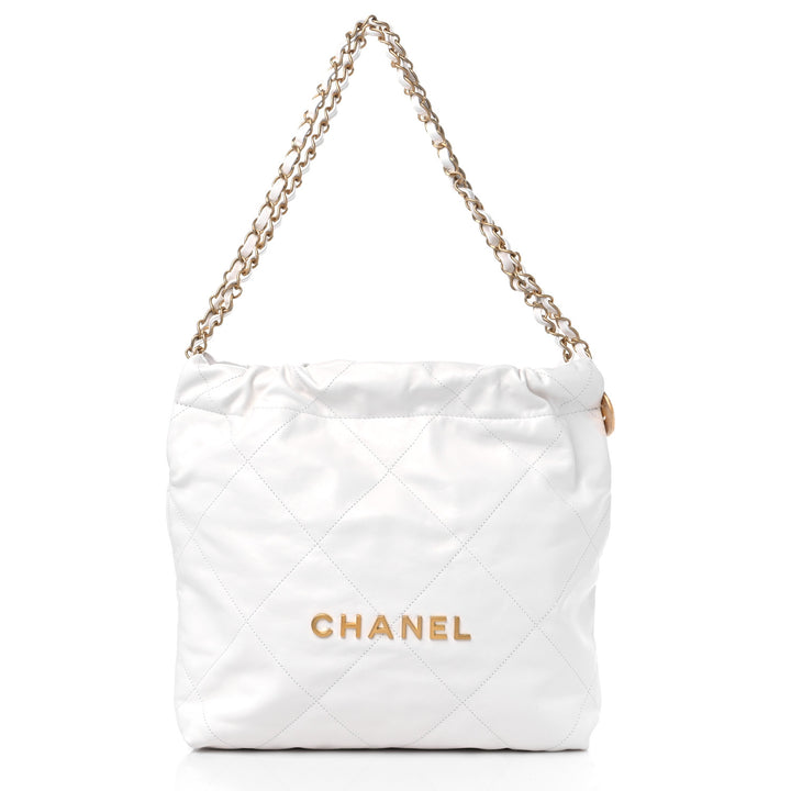 CHANEL CALFSKIN QUILTED SMALL CHANEL 22 HOBO BAG