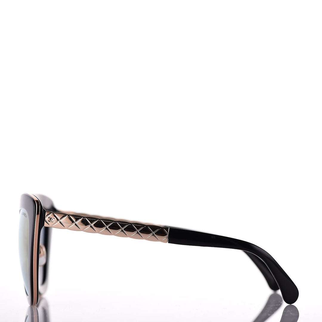 CHANEL CC CAT EYE QUILTED SUNGLASSES