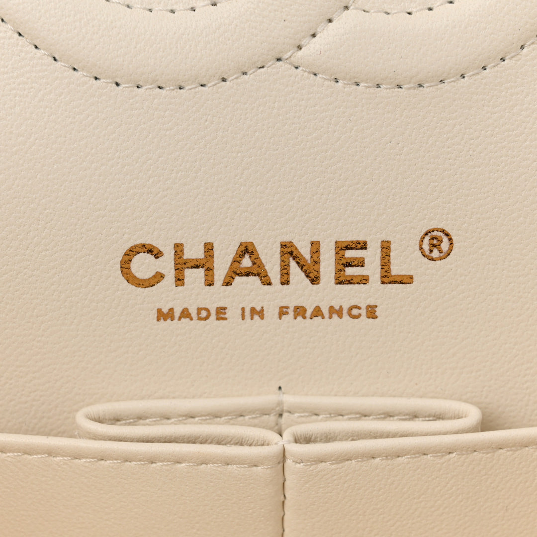 CHANEL CAVIAR QUILTED LEATHER CLASSIC DOUBLE FLAP SHOULDER BAG