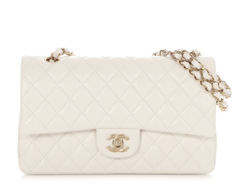 CHANEL CAVIAR QUILTED LEATHER CLASSIC DOUBLE FLAP SHOULDER BAG