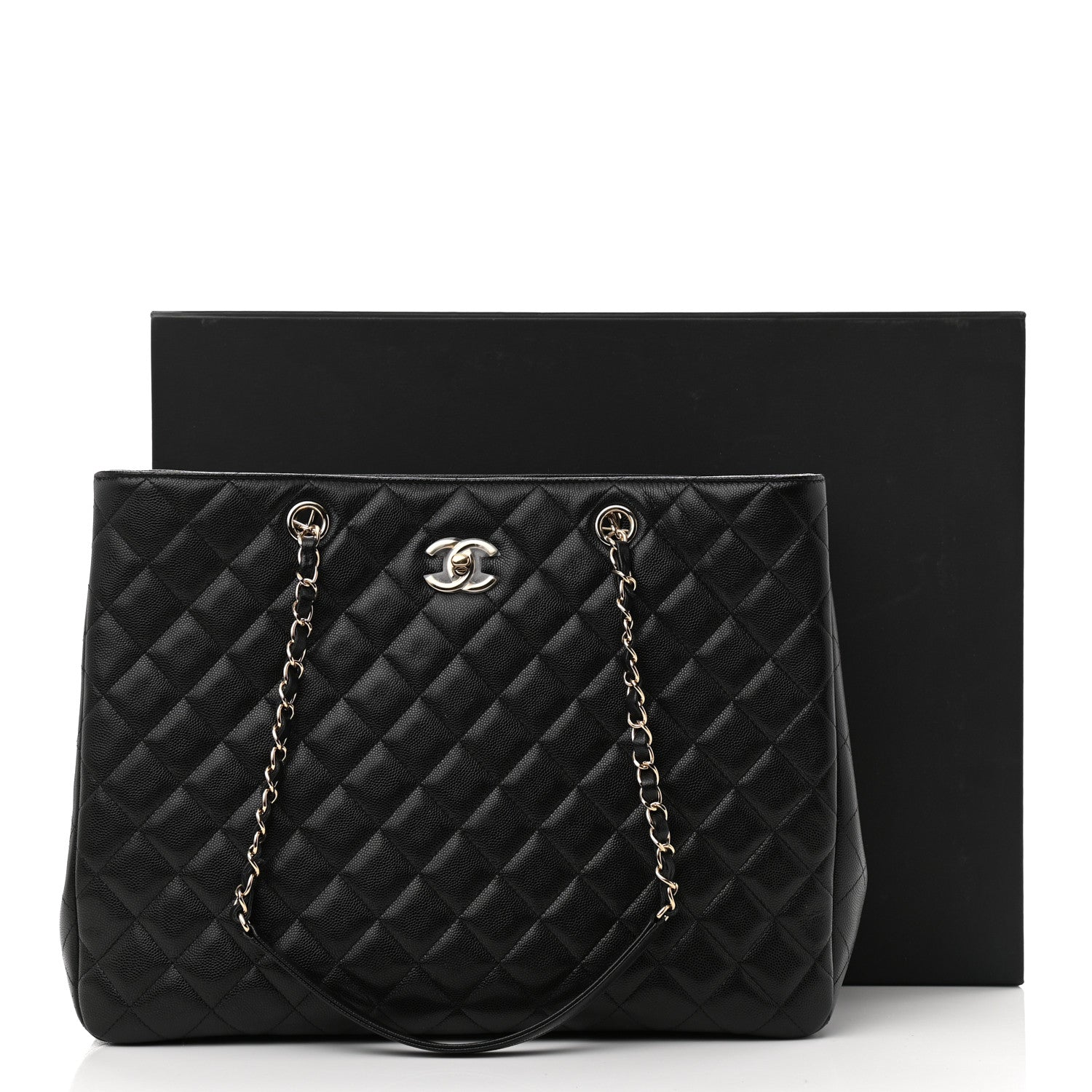 CHANEL, Bags, Chanel Vintage Lambskin Grand Shopping Tote