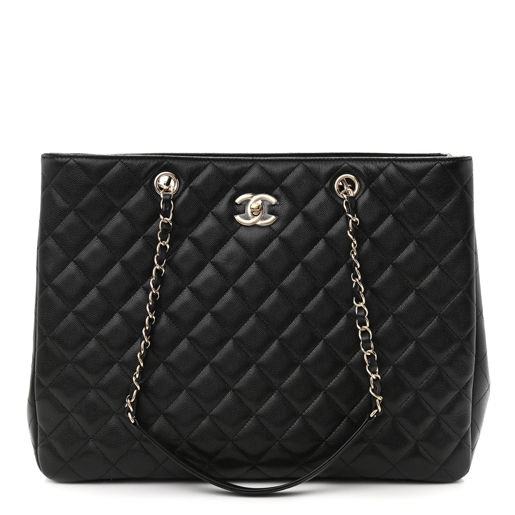 Chanel caviar large tote Clearance
