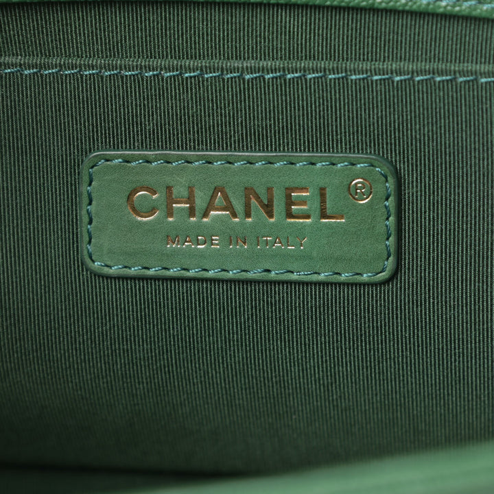 CHANEL CAVIAR QUILTED MEDIUM BOY FLAP SHOULDER BAG
