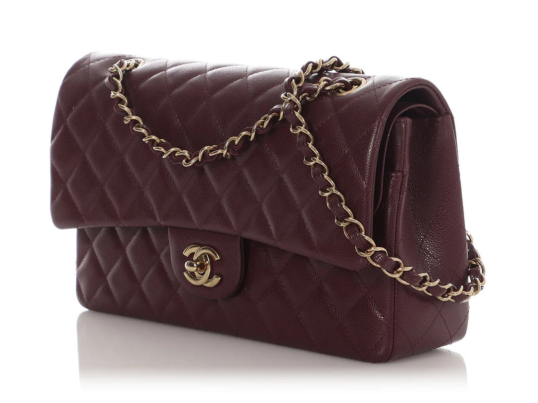 CHANEL CAVIAR QUILTED MEDIUM DOUBLE FLAP BAG