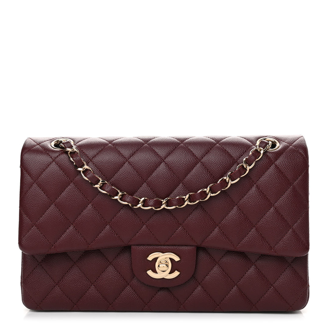 CHANEL CAVIAR QUILTED MEDIUM DOUBLE FLAP BAG