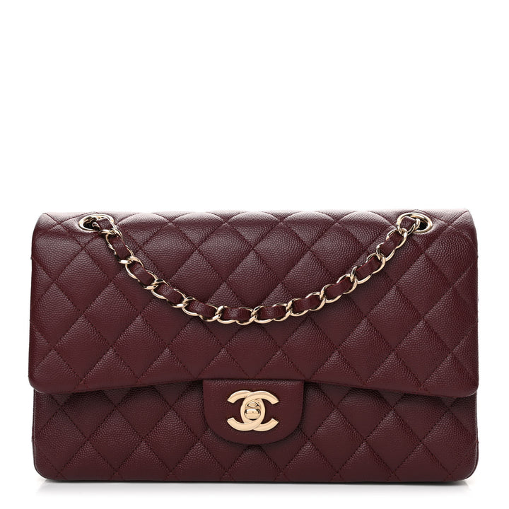 CHANEL CAVIAR QUILTED MEDIUM DOUBLE FLAP BAG