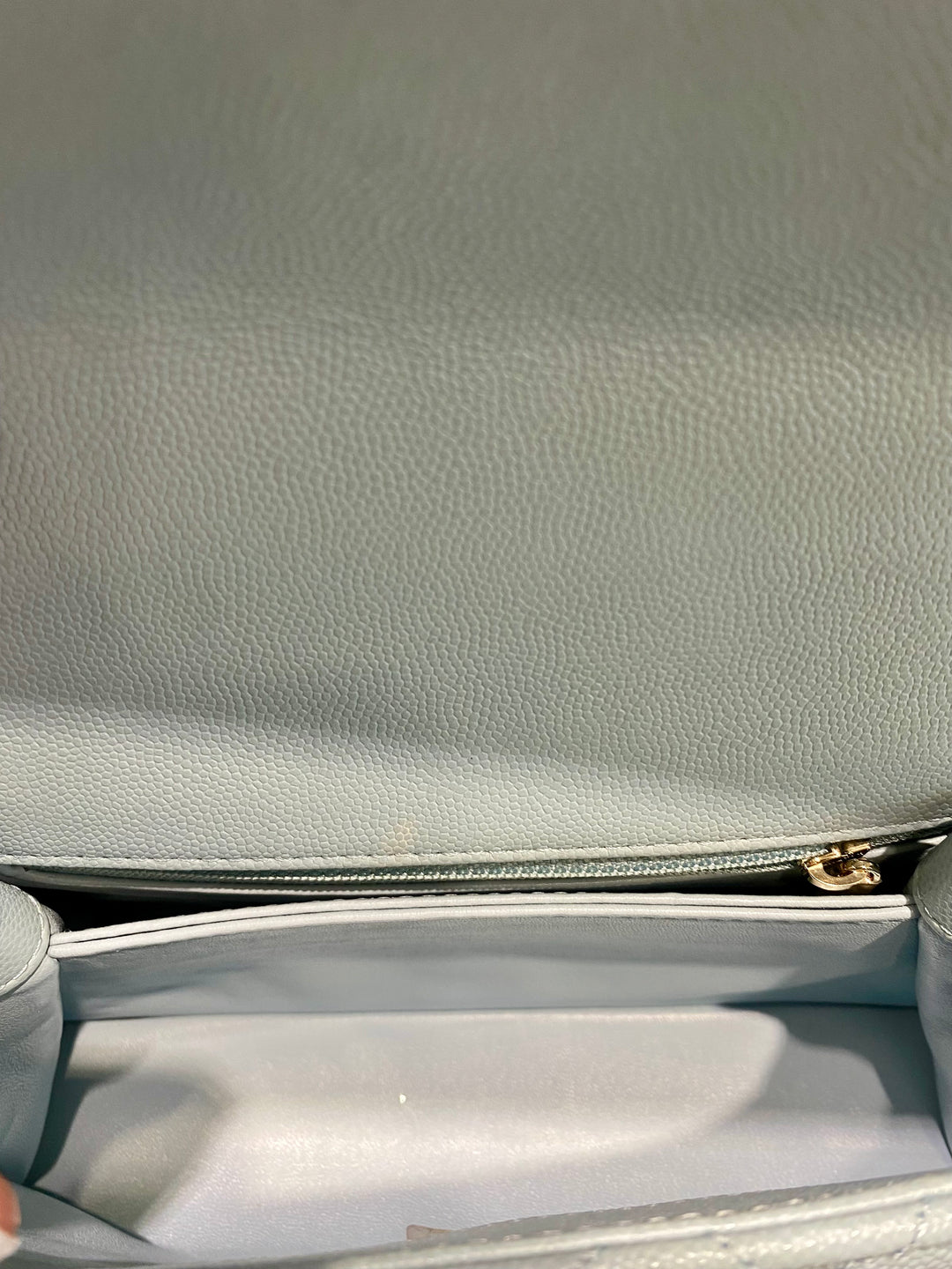 CHANEL CAVIAR QUILTED COCO HANDLE MINI FLAP BAG