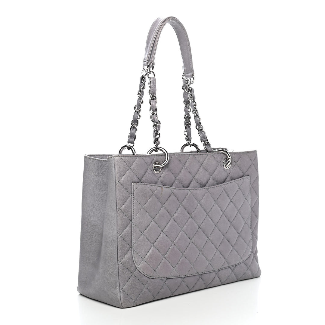 CHANEL CAVIAR QUILTED GRAND SHOPPING TOTE GST