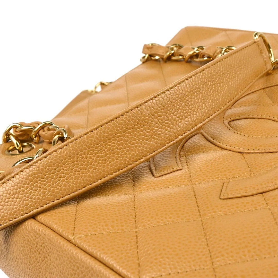 CHANEL CAVIAR QUILTED PETITE SHOPPING TOTE BAG