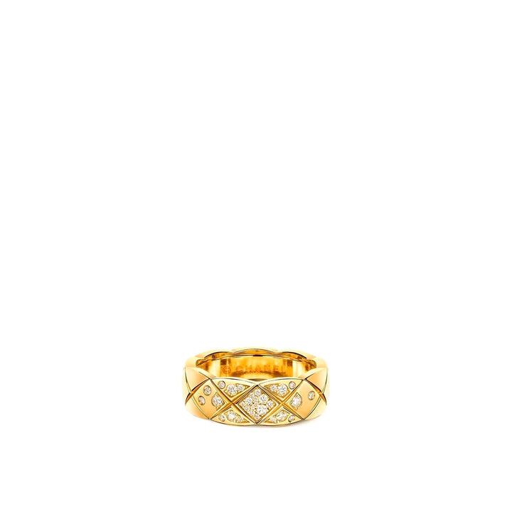 CHANEL COCO CRUSH 18K GOLD DIAMOND RING
