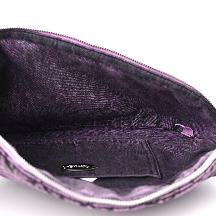 CHANEL DENIM QUILTED DENIMPRESSION WAIST BAG