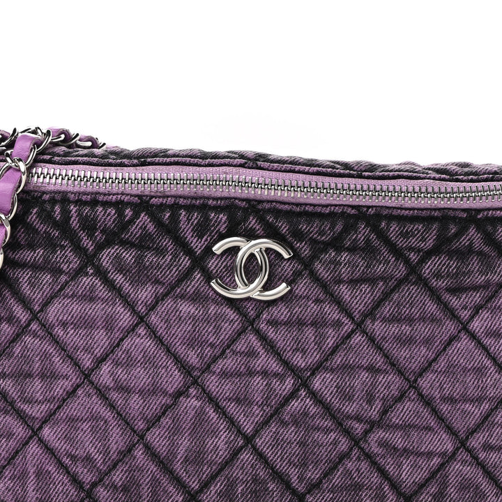 CHANEL DENIM QUILTED DENIMPRESSION WAIST BAG