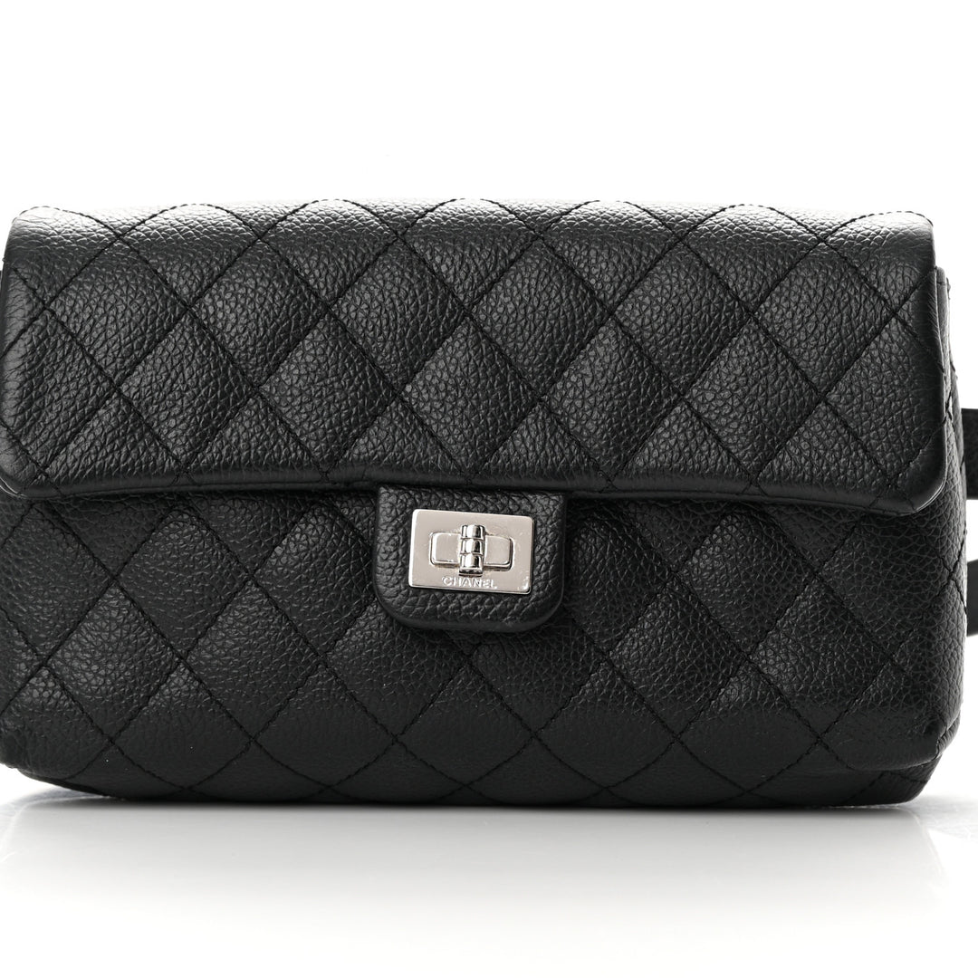 CHANEL QUILTED GRAINED CALFSKIN 2.55 REISSUE BELT CLUTCH BAG