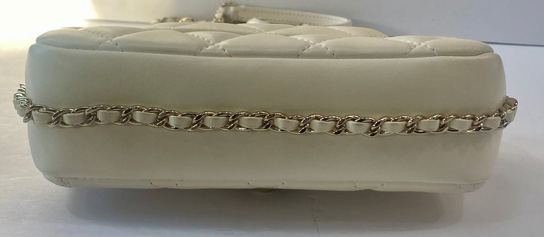 CHANEL QUILTED LAMBSKIN MY PRECIOUS MINI FLAP BAG