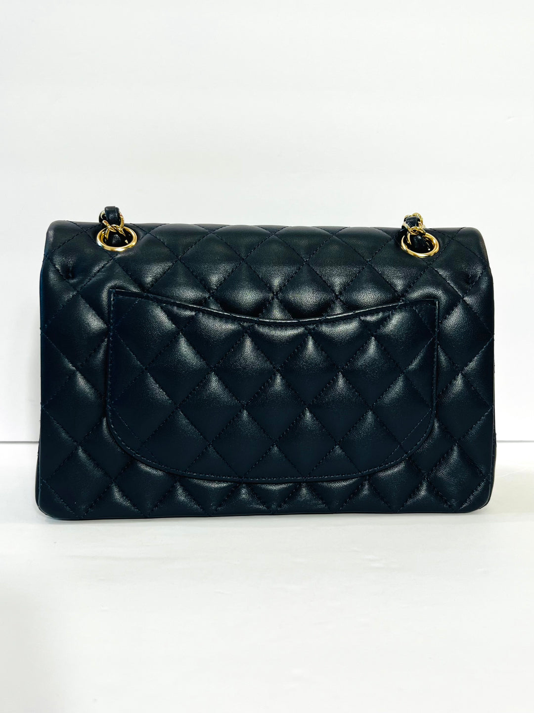 CHANEL QUILTED LAMBSKIN SMALL DOUBLE FLAP SHOULDER BAG