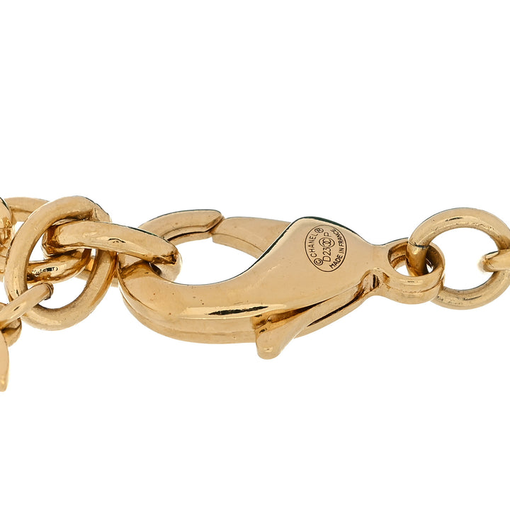 CHANEL MIRROR RESIN CC CHAIN LINK BRACELET