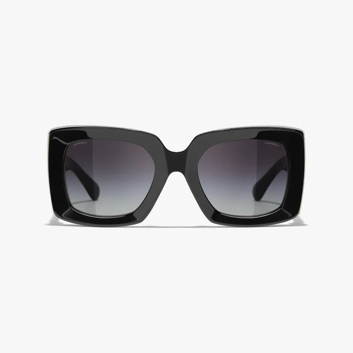 CHANEL OVERSIZED RECTANGLE SUNGLASSES