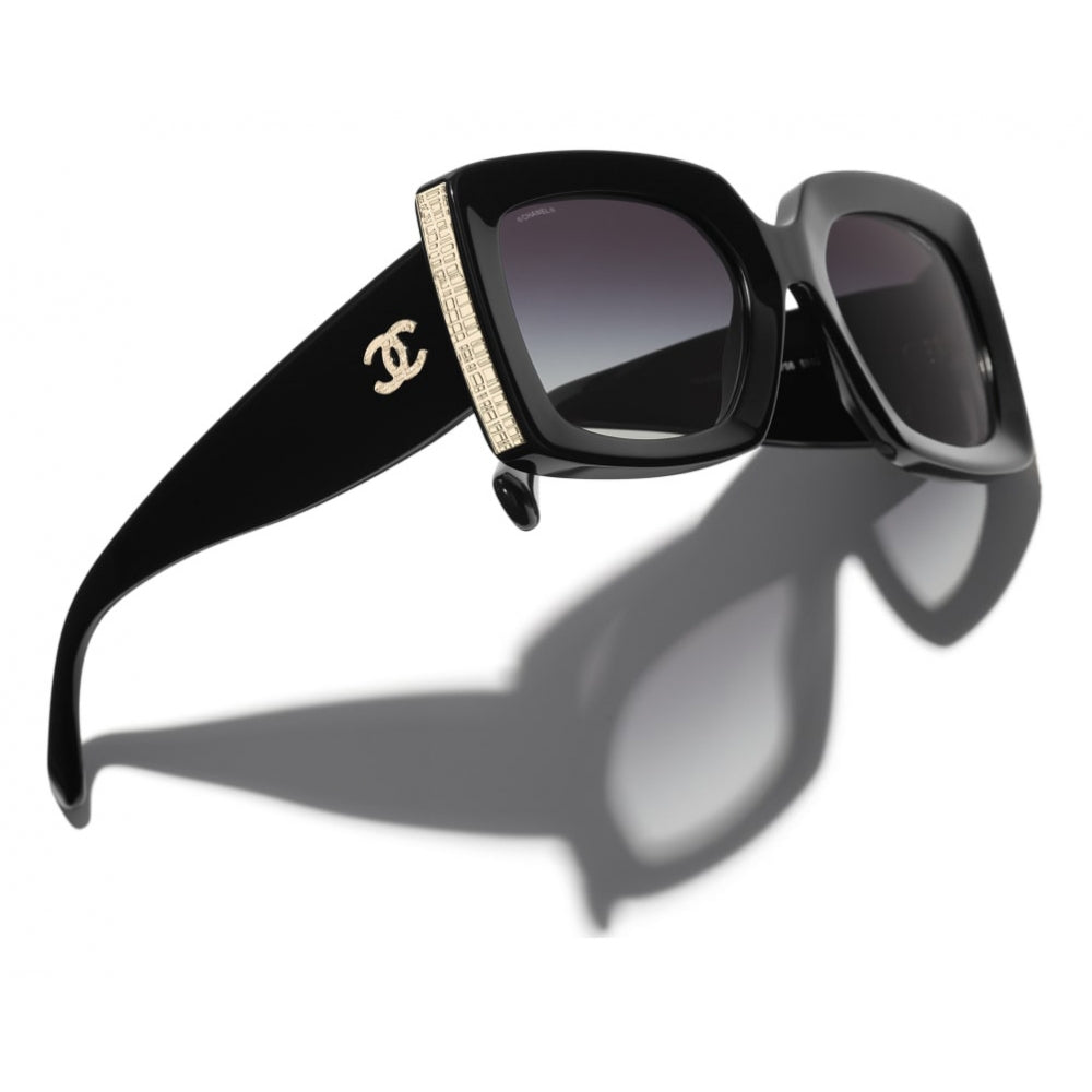 CHANEL OVERSIZED RECTANGLE SUNGLASSES