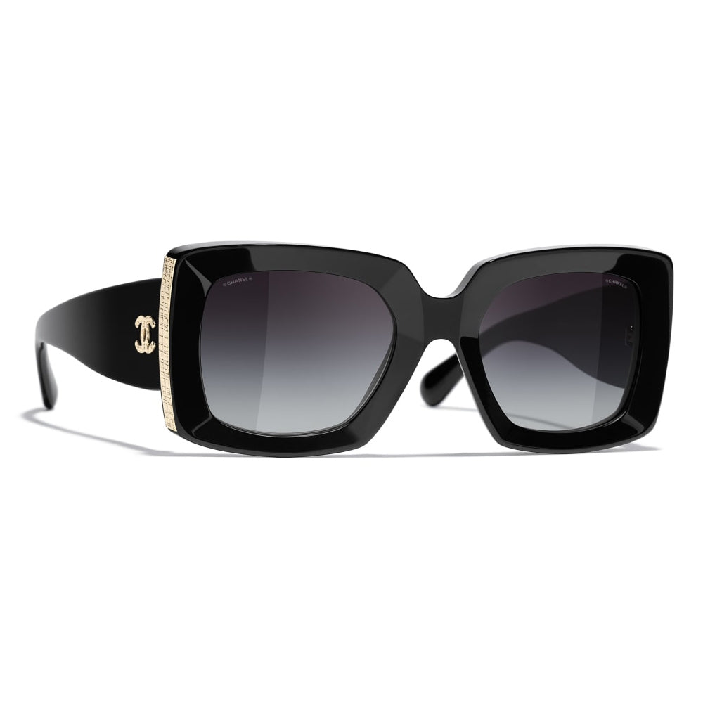 CHANEL OVERSIZED RECTANGLE SUNGLASSES