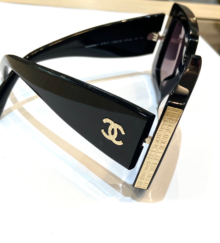 CHANEL OVERSIZED RECTANGLE SUNGLASSES