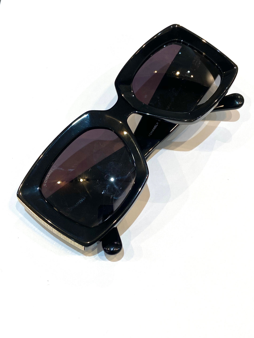 CHANEL OVERSIZED RECTANGLE SUNGLASSES