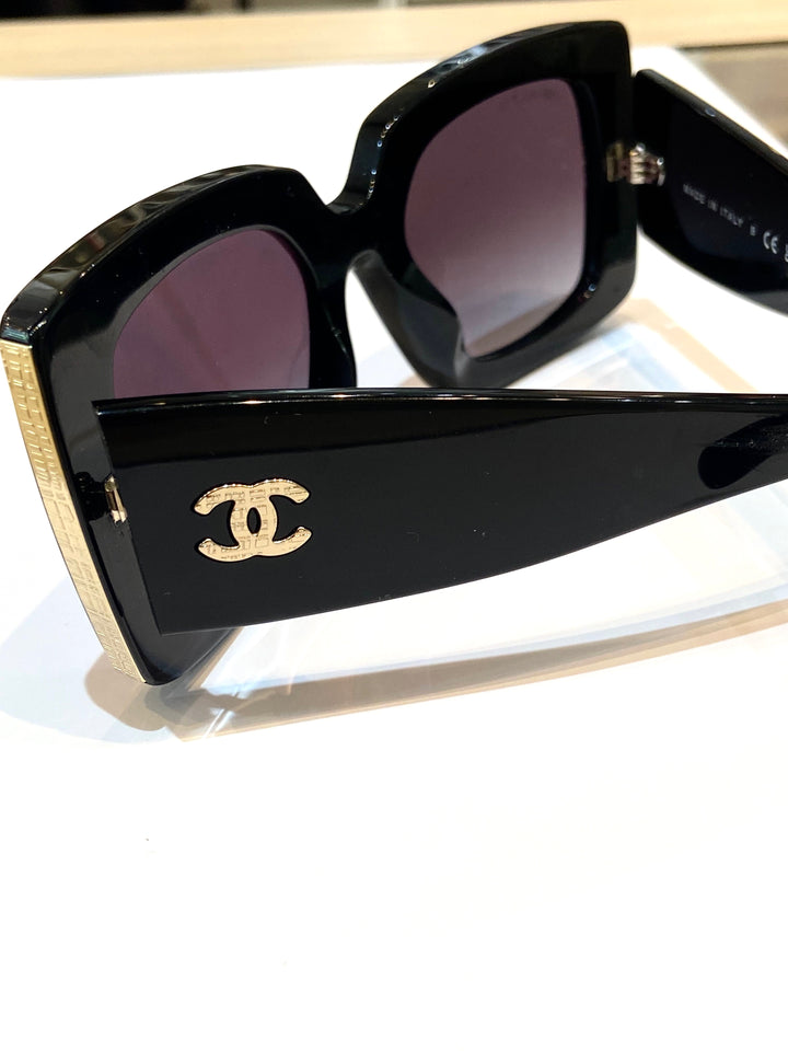 CHANEL OVERSIZED RECTANGLE SUNGLASSES