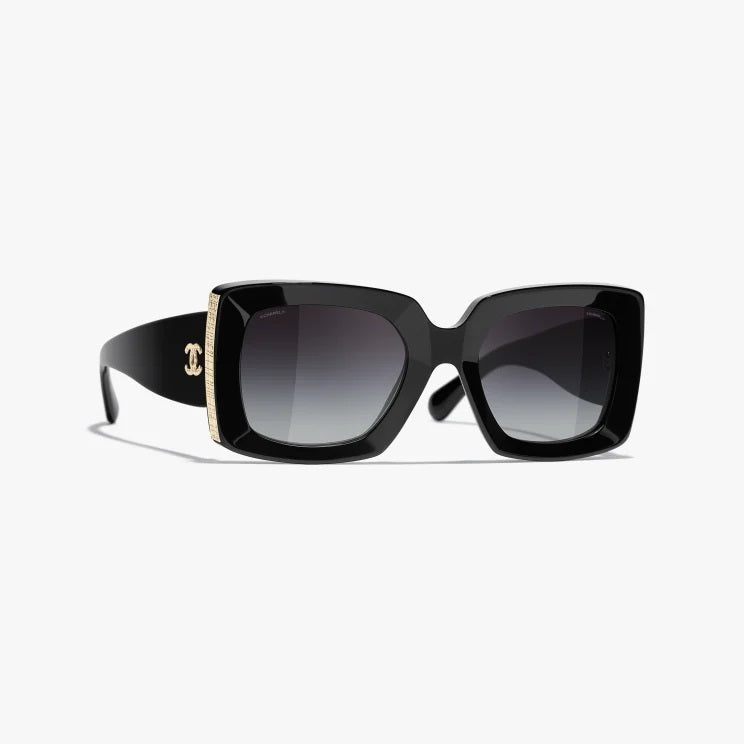 CHANEL OVERSIZED RECTANGLE SUNGLASSES