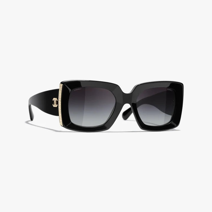 CHANEL OVERSIZED RECTANGLE SUNGLASSES