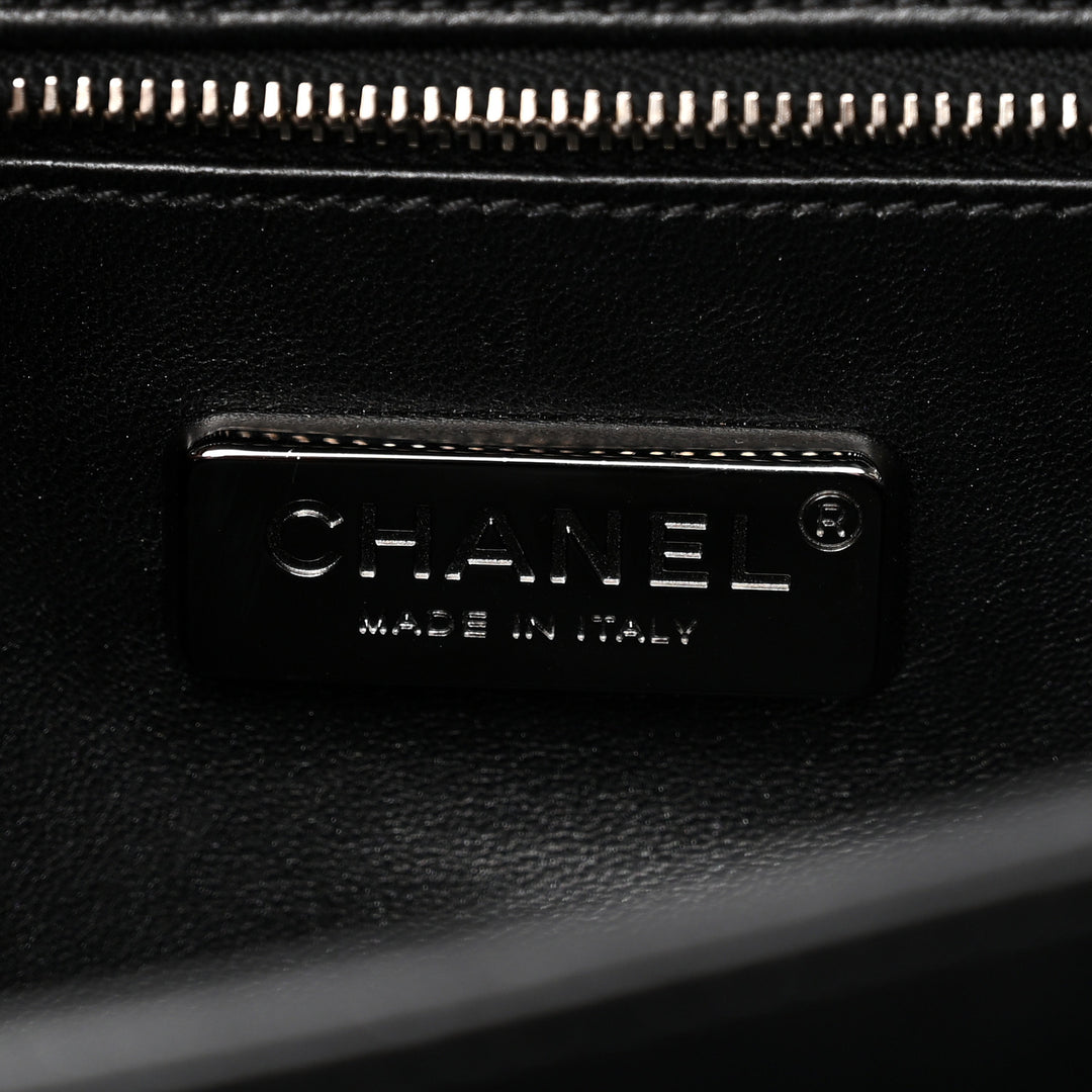 CHANEL CC PYTHON LARGE PERFECT EDGE SLAP SHOULDER BAG