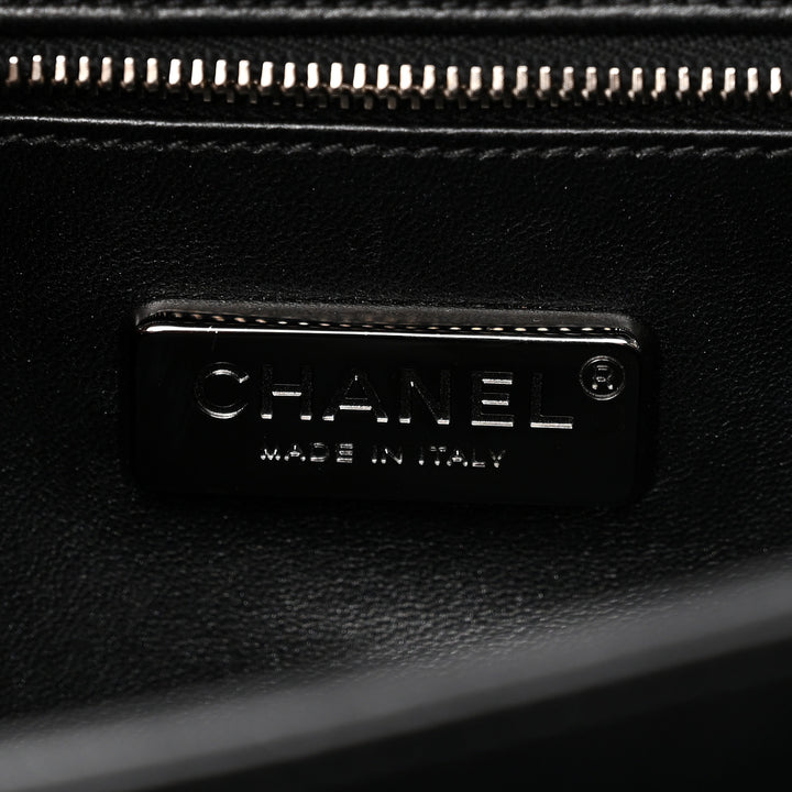 CHANEL CC PYTHON LARGE PERFECT EDGE SLAP SHOULDER BAG
