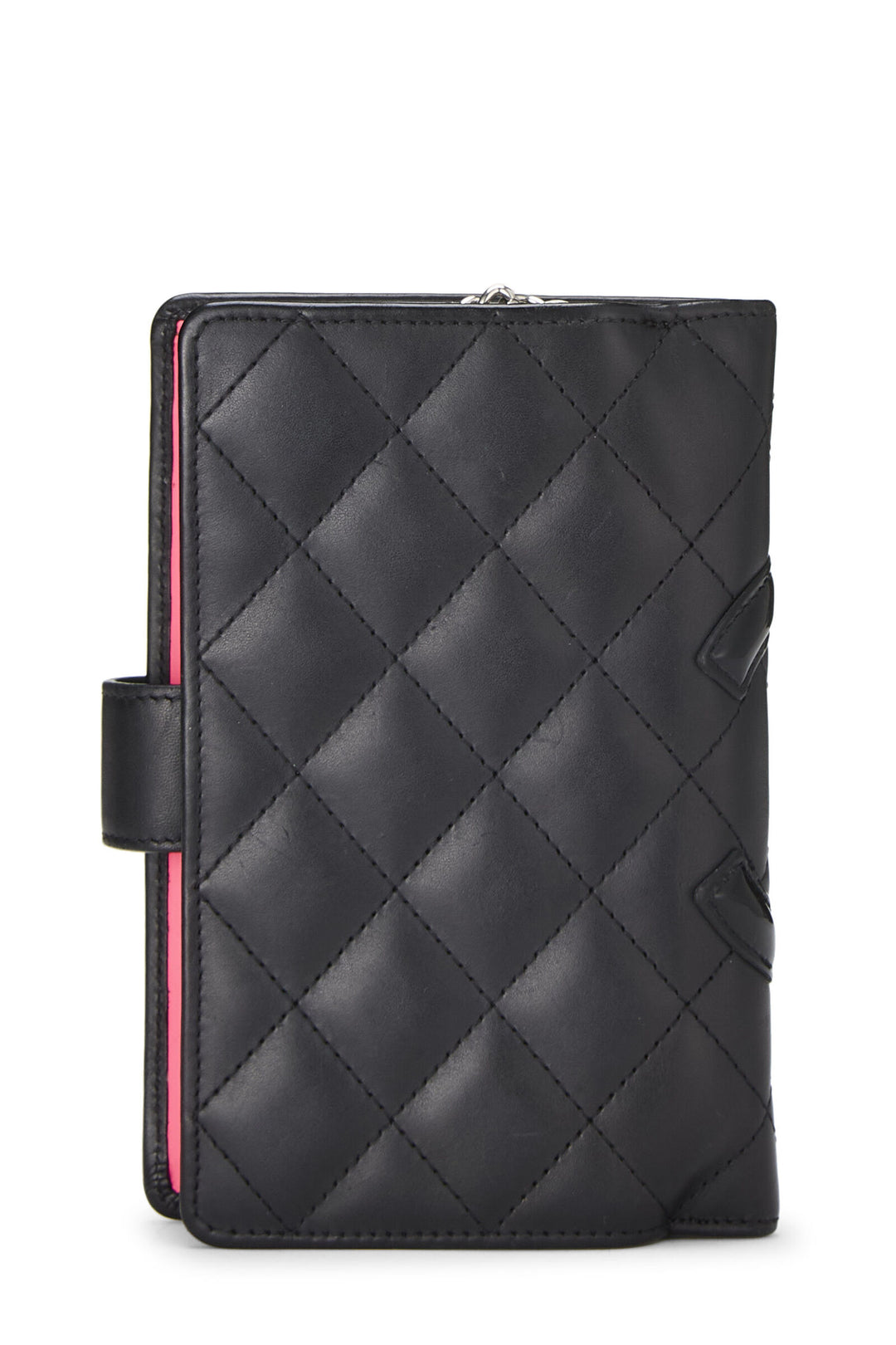 CHANEL QUILTED CALFSKIN LEATHER CAMBON FRENCH WALLET