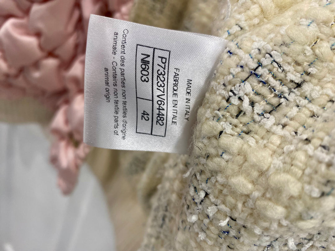 CHANEL QUILTED CC BOMBER JACKET
