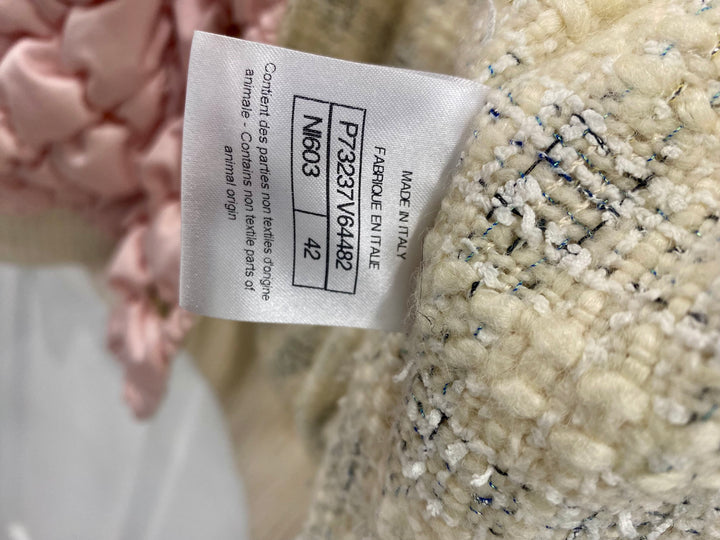 CHANEL QUILTED CC BOMBER JACKET