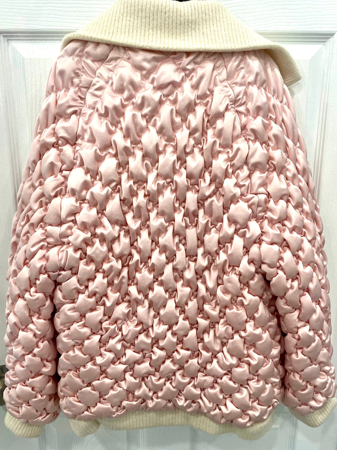 CHANEL QUILTED CC BOMBER JACKET