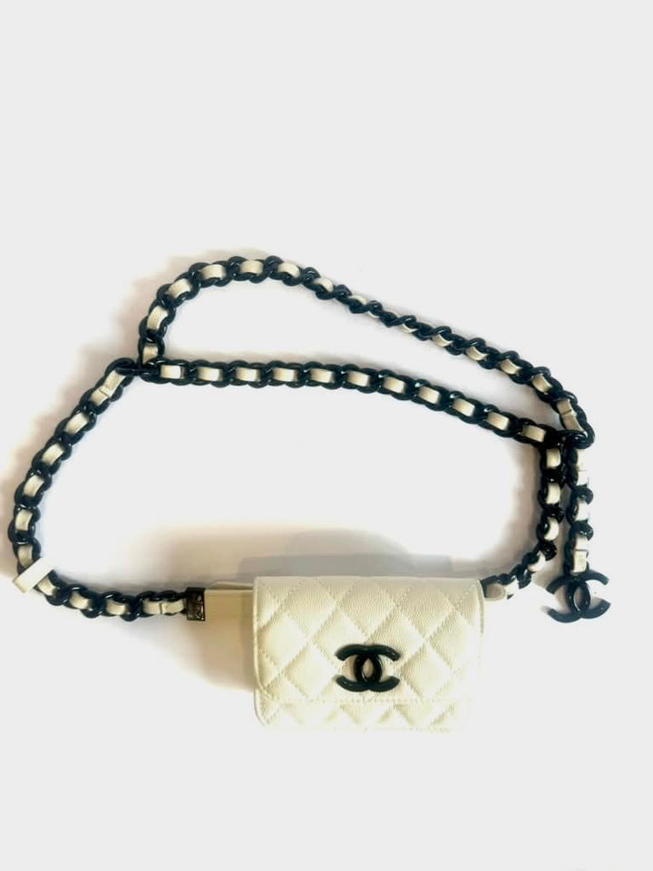 CHANEL QUILTED CAVIAR MY EVERYTHING BELT BAG