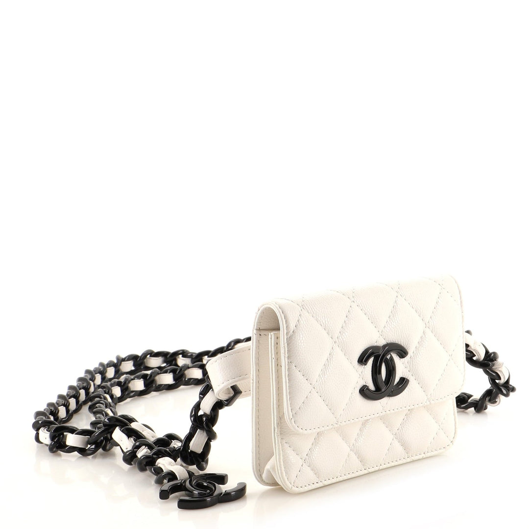 CHANEL QUILTED CAVIAR MY EVERYTHING BELT BAG
