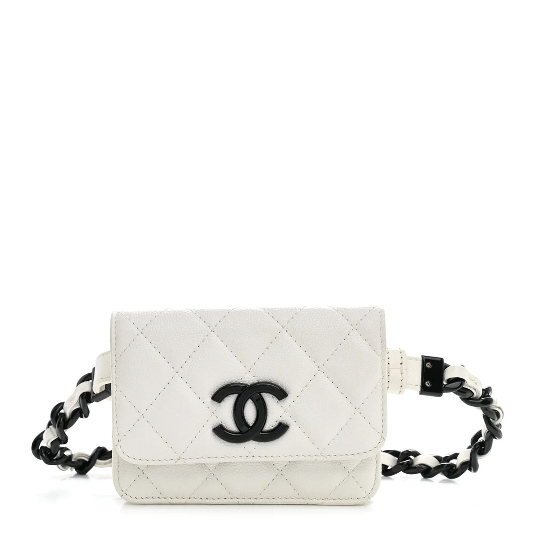 CHANEL QUILTED CAVIAR MY EVERYTHING BELT BAG