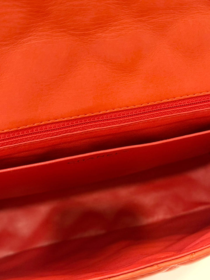 CHANEL QUILTED LAMBSKIN JUMBO CLASSIC SINGLE FLAP BAG